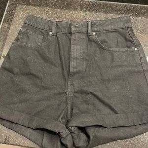 Black Denim Zara Short size 30